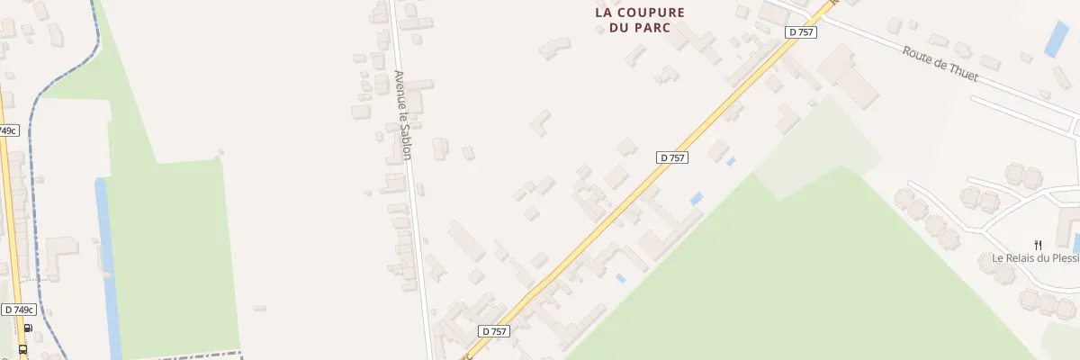Plan du 26 Av de la Coupure du Parc à Chaveignes
