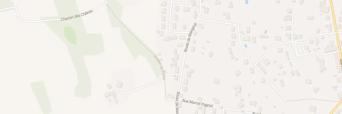Plan du 15 Rte de Mangout à Ribérac