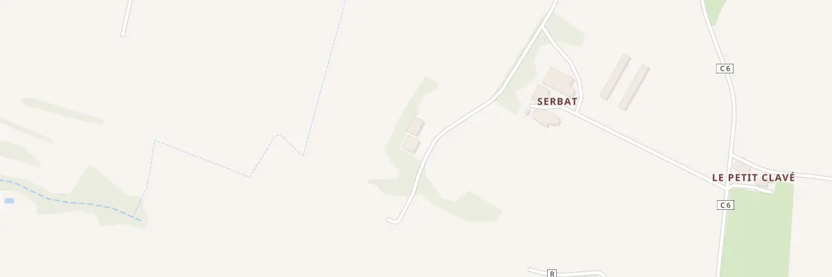 Plan du 198A Serbat à Moncrabeau