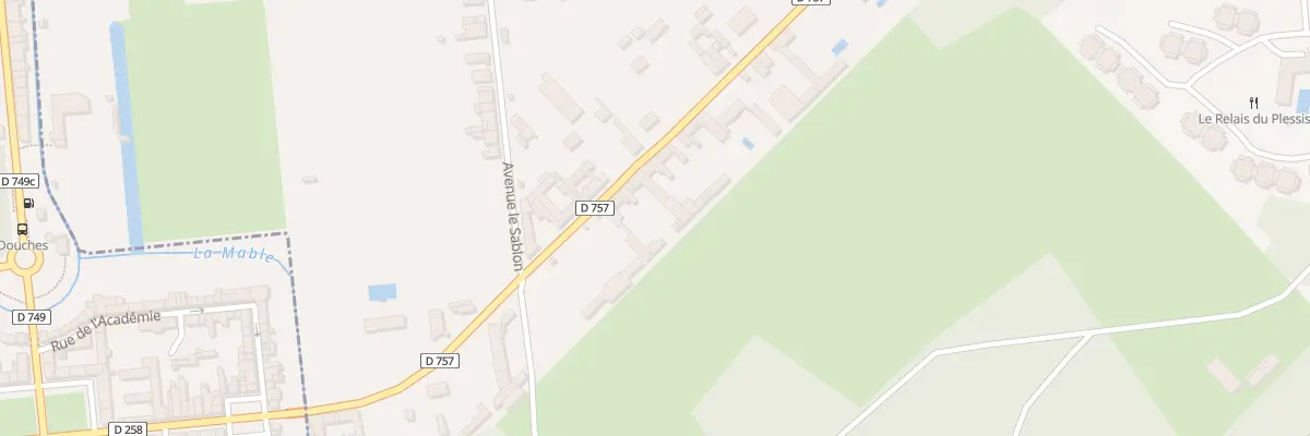 Plan du 43 Av de la Coupure du Parc à Chaveignes