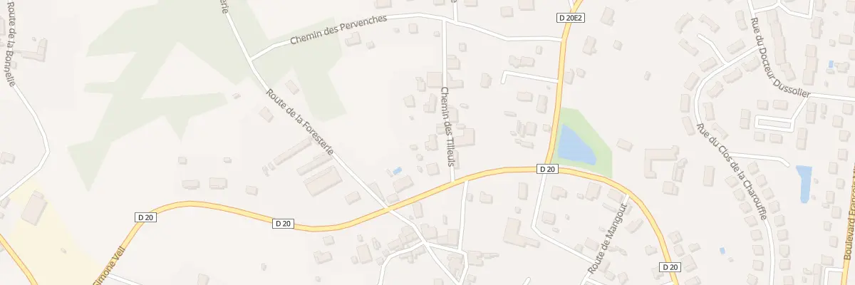 Plan du 2 Che des Tilleuls à Ribérac