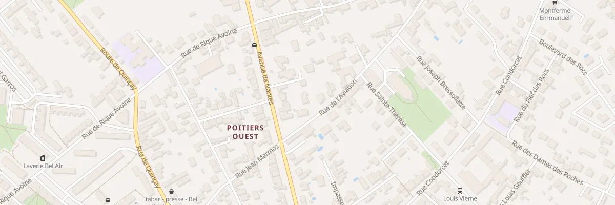 Plan du 36 Rue de l’Aviation à Poitiers