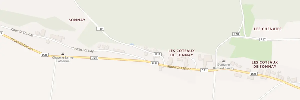 Plan du 148 Les Coteaux de Sonnay à Cravant-les-Côteaux
