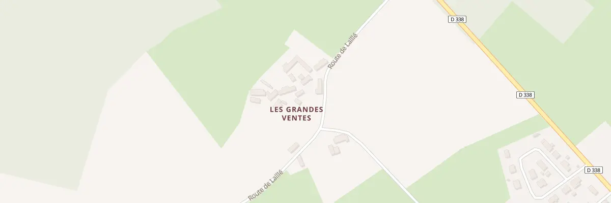 Plan du 5428 Les Grandes Ventes à Marigné-Laillé