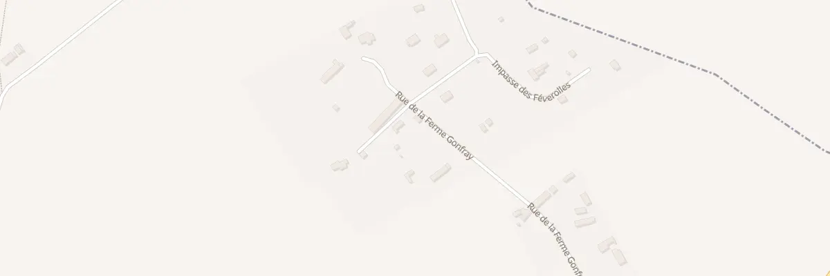 Plan du 503 Rte de la Ferme de Gonfray à Écrainville