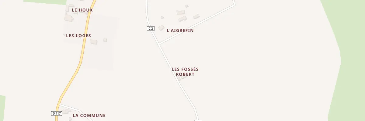 Plan du 1 Les Fosses Roberts à Monhoudou