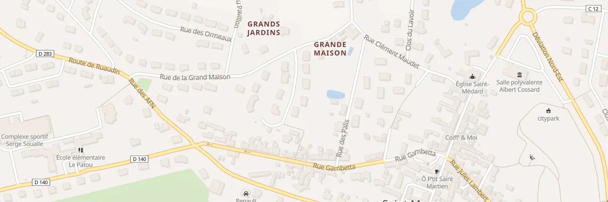 Plan du 4 Clos de la Grande Maison à Saint-Mars-d’Outillé