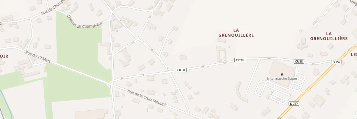 Plan du 14 Rue de la Grenouillere à Chaveignes