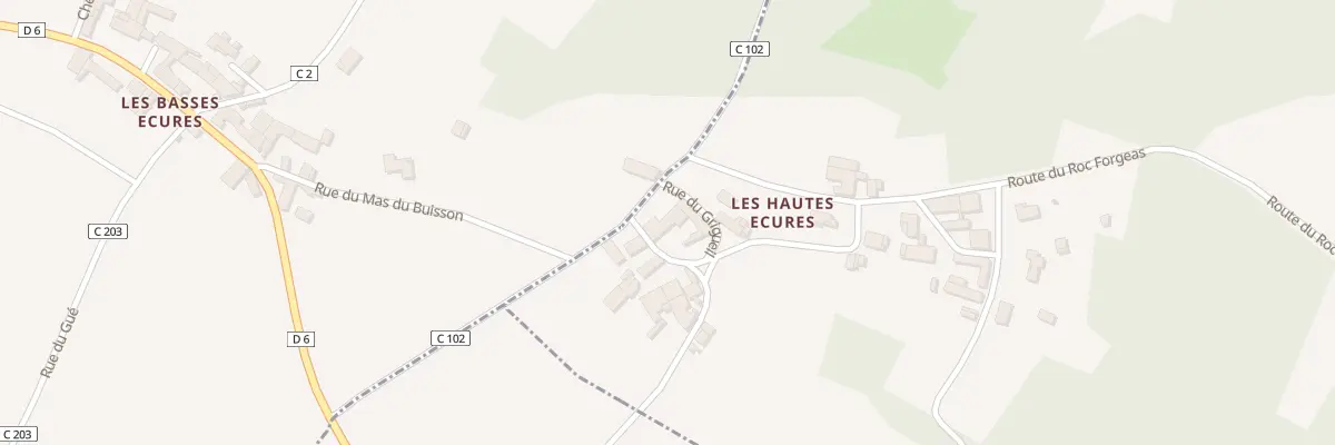 Plan du 1 Rue du Peyrat aux Pins