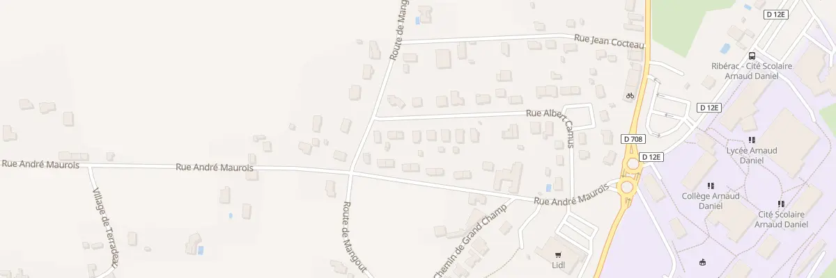 Plan du 59C Rue Albert Camus à Ribérac