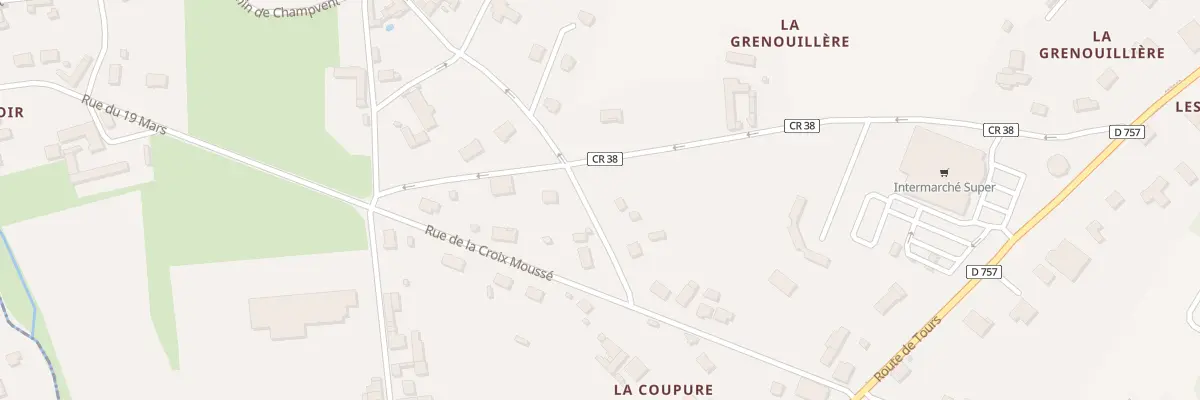 Plan du 4 Rue du Gué Roger à Chaveignes