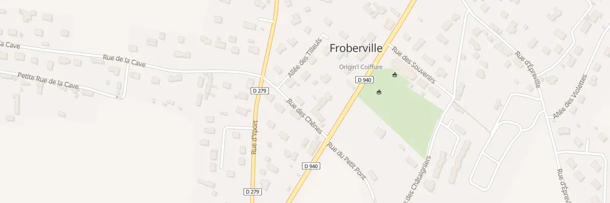 Plan du 58 Rue des Chenes à Froberville