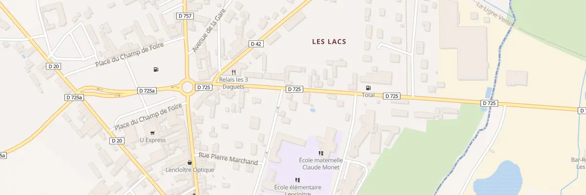 Plan du 8 Rue Saint Exupery à Lencloître
