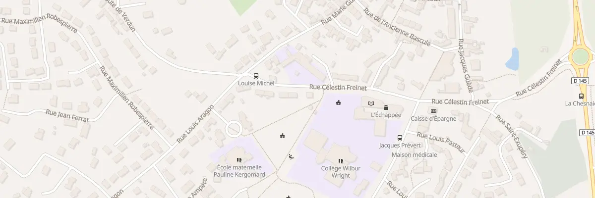 Plan du 8 Rue Célestin Freinet à Champagné