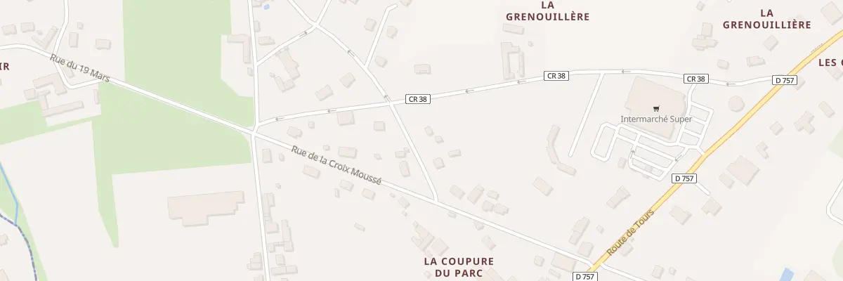 Plan du 4 Rue du Gué Roger à Chaveignes