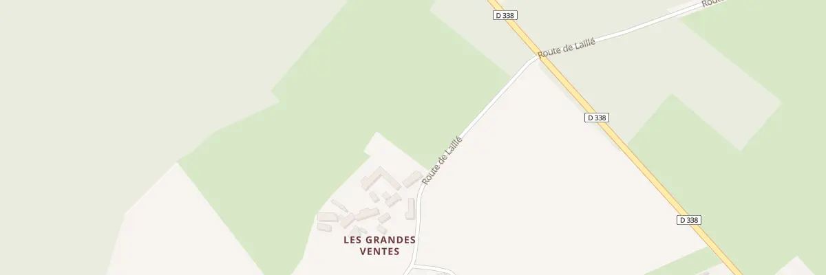 Plan du 2 Les Grandes Ventes à Marigné-Laillé