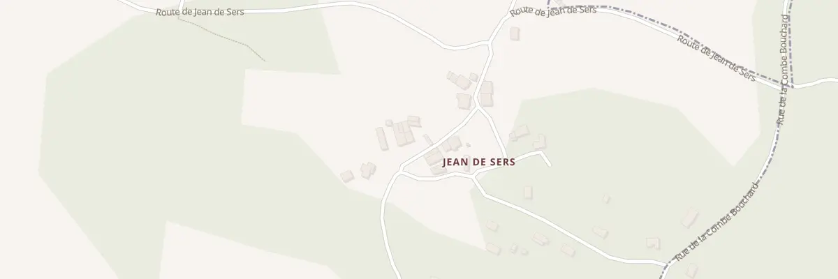 Plan du 5205 Jean de Sers à Sers
