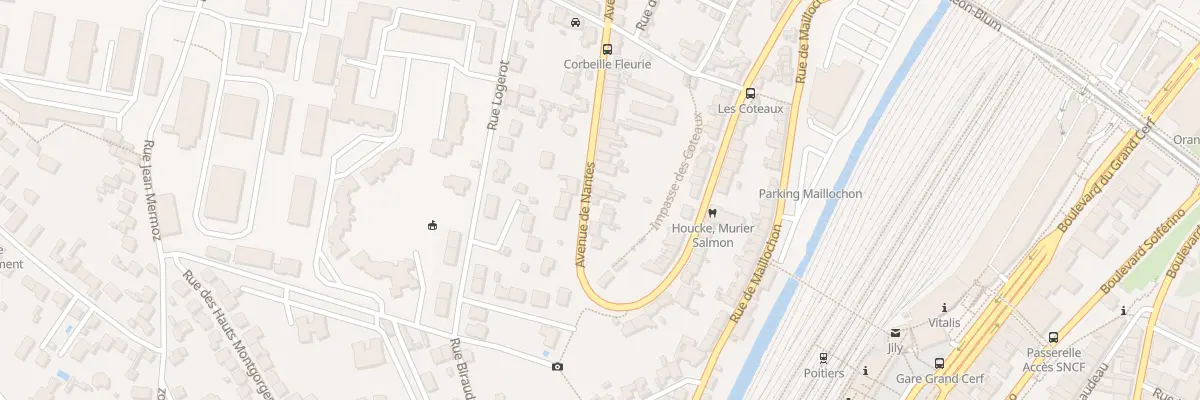 Plan du 218 Av de Nantes à Poitiers
