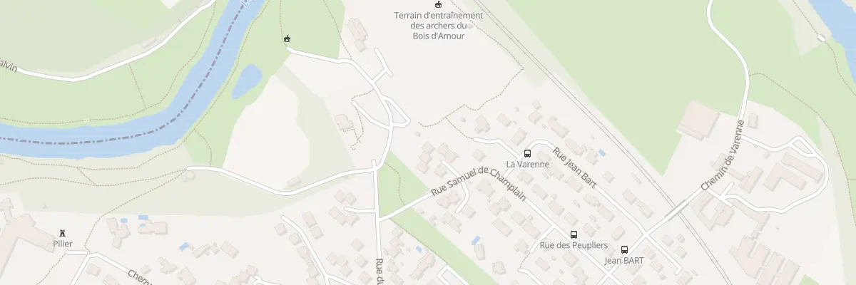 Plan du 17 Rue Samuel de Champlain à Saint-Benoît