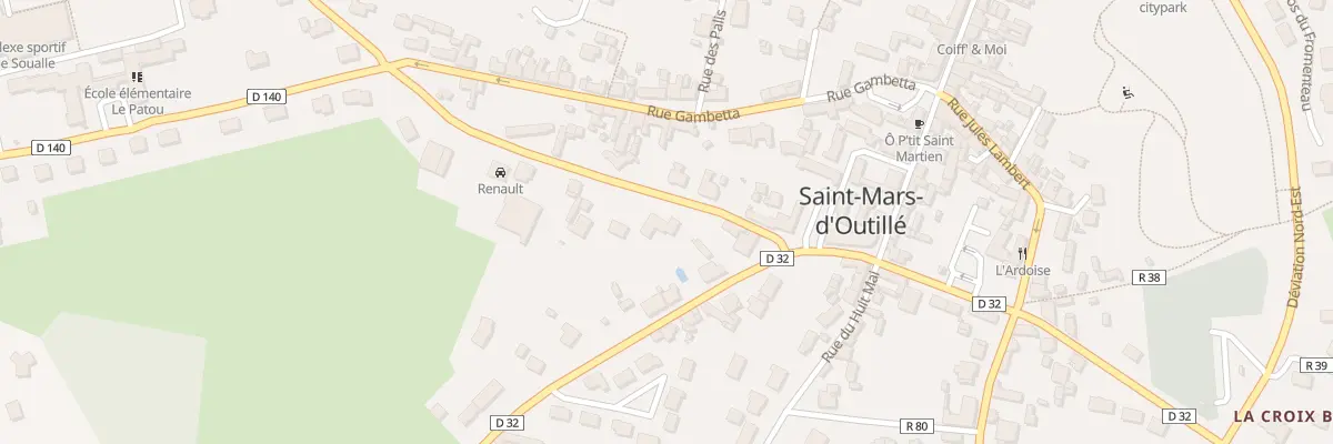 Plan du 5 Rue du Onze Novembre à Saint-Mars-d’Outillé