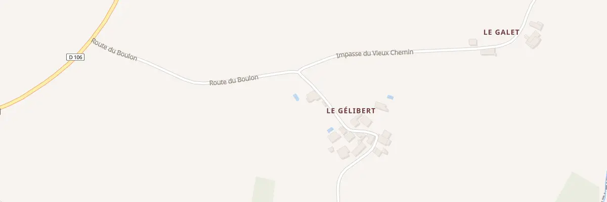 Plan du 420 Rte du Boulon à Allemans