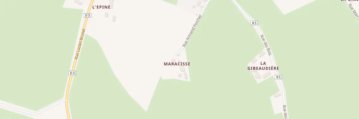 Plan du 5036 Maracisse aux Aulneaux