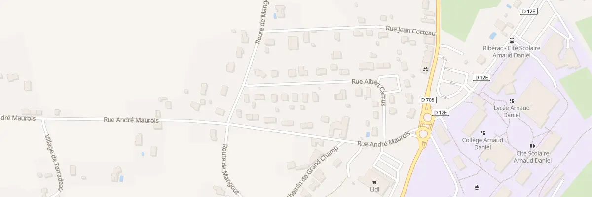 Plan du 49A Rue Albert Camus à Ribérac