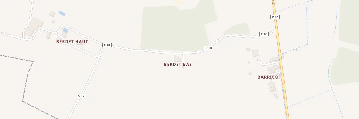 Plan du 287 Che Berdet à Caillavet