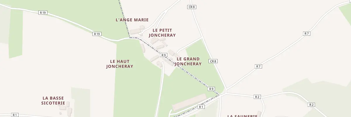 Plan du 165 Rte des Six Chemins à Courcemont