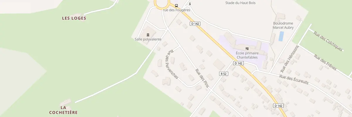Plan du 6 Rue des Pervenches à Brette-les-Pins