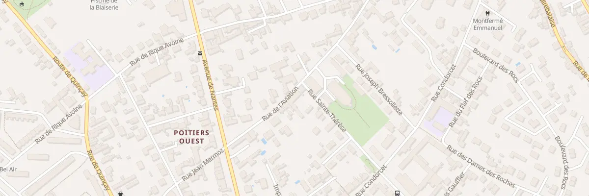Plan du 23 Rue de l’Aviation à Poitiers