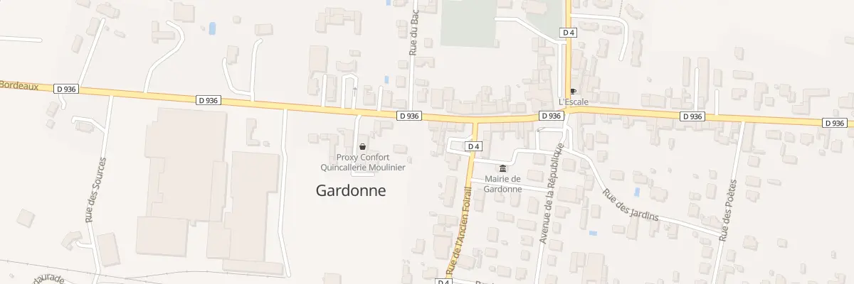 Plan du 18 Av du Périgord à Gardonne