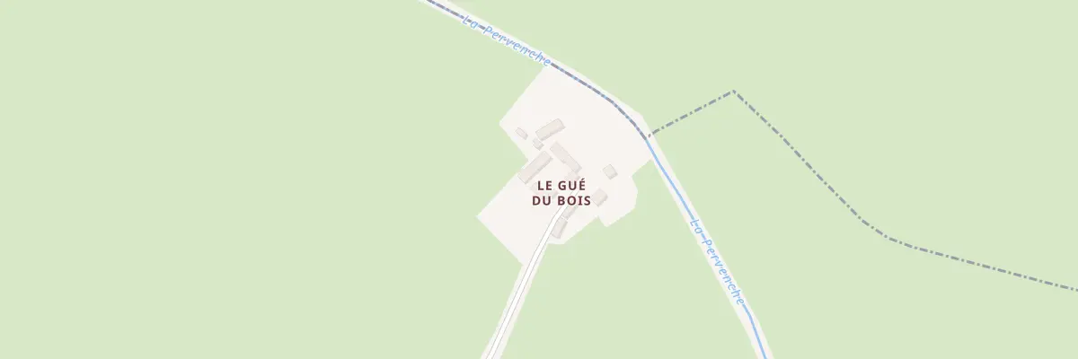 Plan du 1 Che du Gue du Bois Roullee à Villeneuve-en-Perseigne