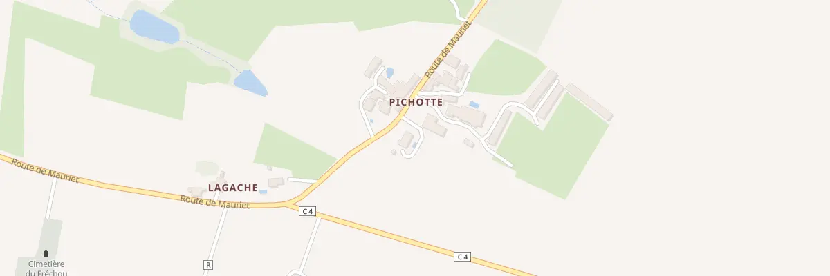 Plan du 5184 Pichotte à Fréchou