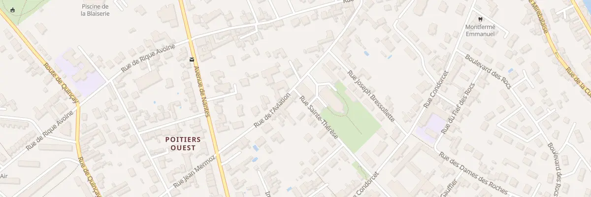 Plan du 21 Rue de l’Aviation à Poitiers