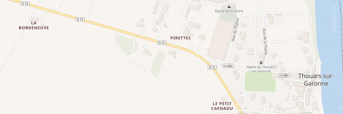 Plan du 79 Pirettes à Thouars-sur-Garonne