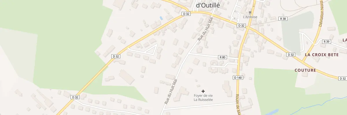 Plan du 16 Rue du Huit Mai à Saint-Mars-d’Outillé