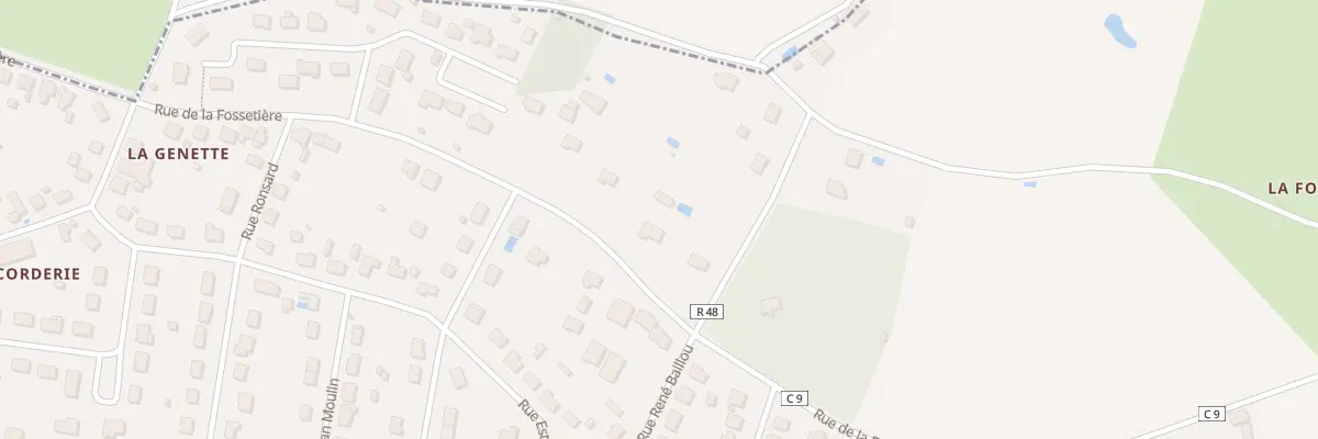 Plan du 5466 Rue de la Fossetière à Château-la-Vallière