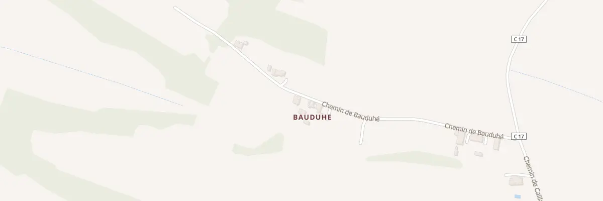 Plan du 6418 A Bauduhe à Vic-Fezensac
