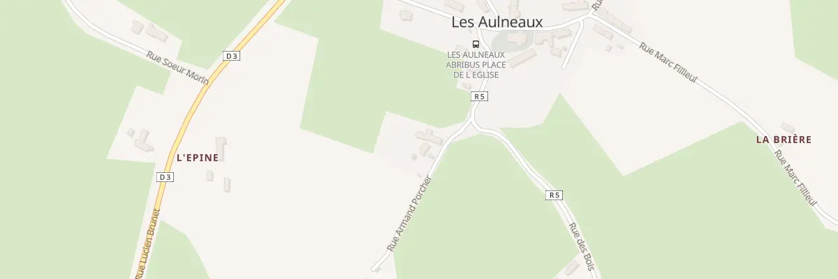 Plan du 5033 Le Carrefour aux Aulneaux