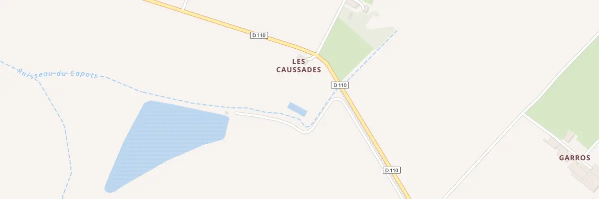 Plan du 3857 Rte de Mezin à Condom