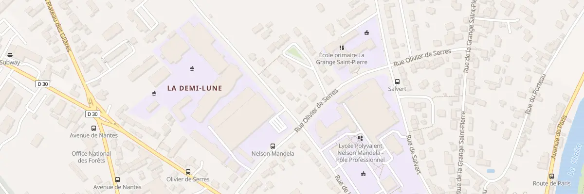 Plan du 54 Rue de la Bugellerie à Poitiers