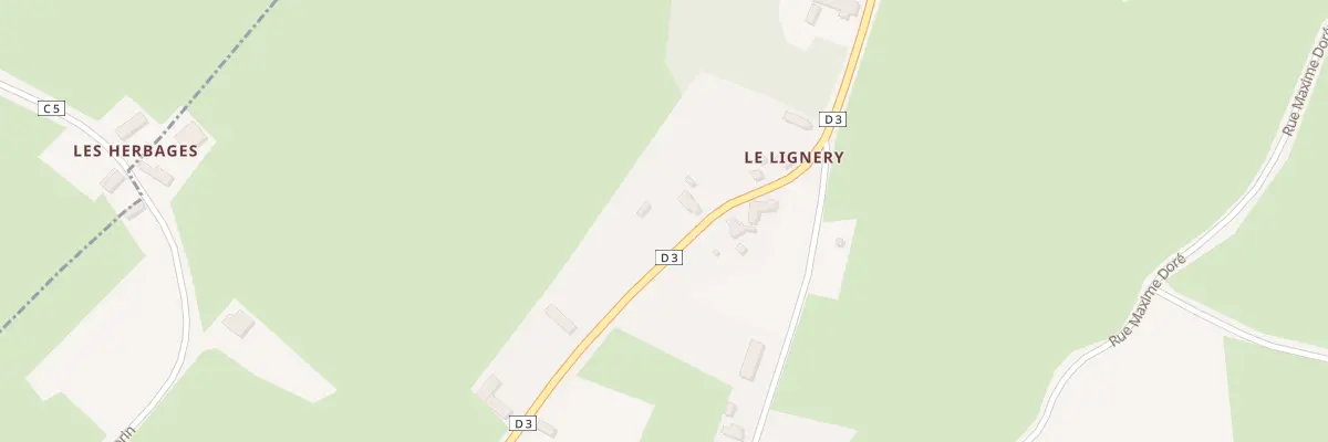 Plan du 5046 Le Lignery aux Aulneaux
