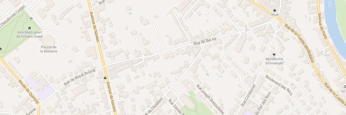 Plan du 35 Rue de Bel’Air à Poitiers