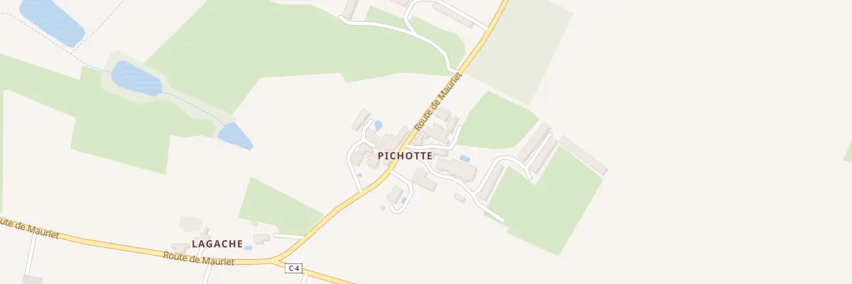 Plan du 830 Rte de Mauriet à Fréchou
