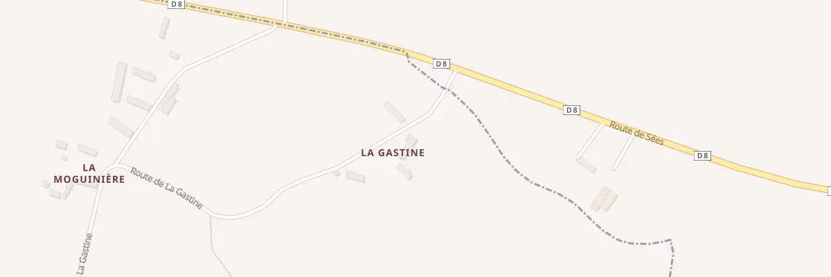 Plan du 22 La Gastine au Chalange