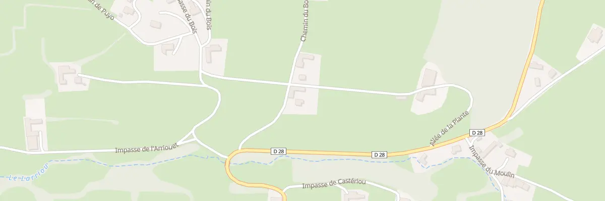 Plan du 2 Che du Bois à Burg