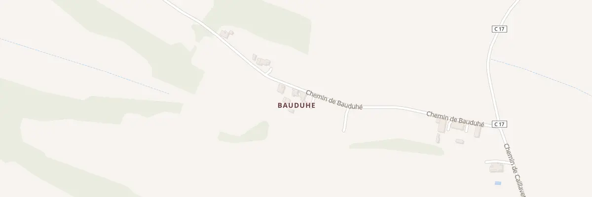 Plan du 355 Che de Bauduhé à Vic-Fezensac