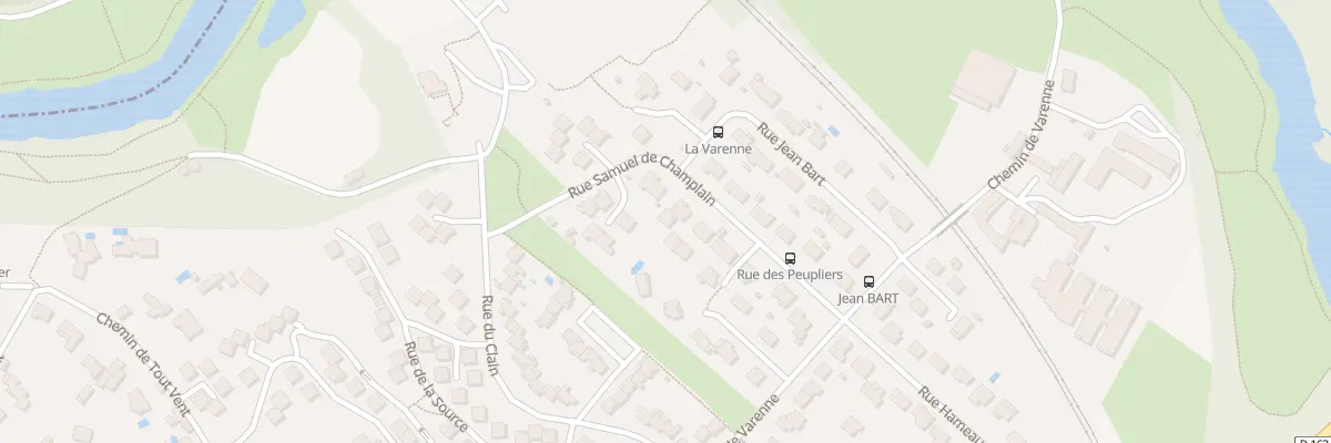 Plan du 18 Rue Samuel de Champlain à Saint-Benoît