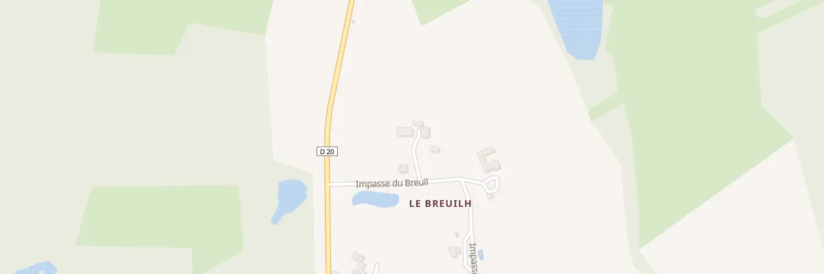 Plan du 42 Breuilh Est à Saint-Géry
